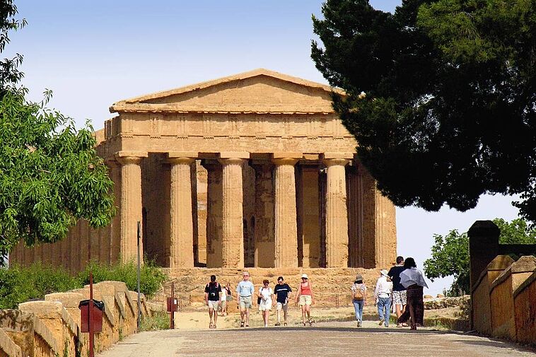 Tempel in Segesta Sizilien