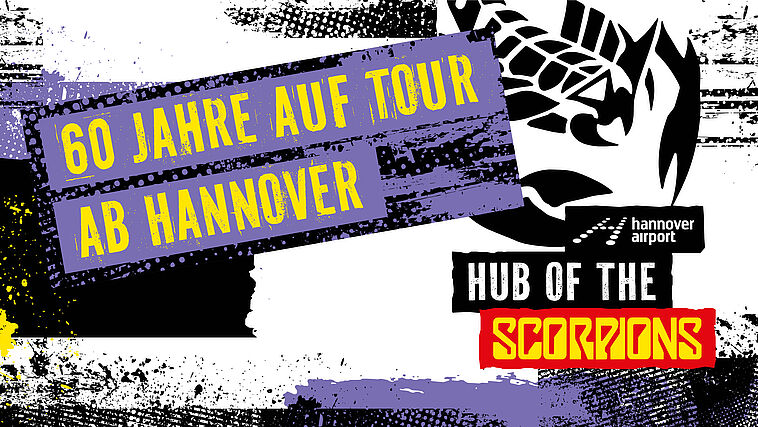 Grafik: 60 Jahre ab Hannover. Scorpions.