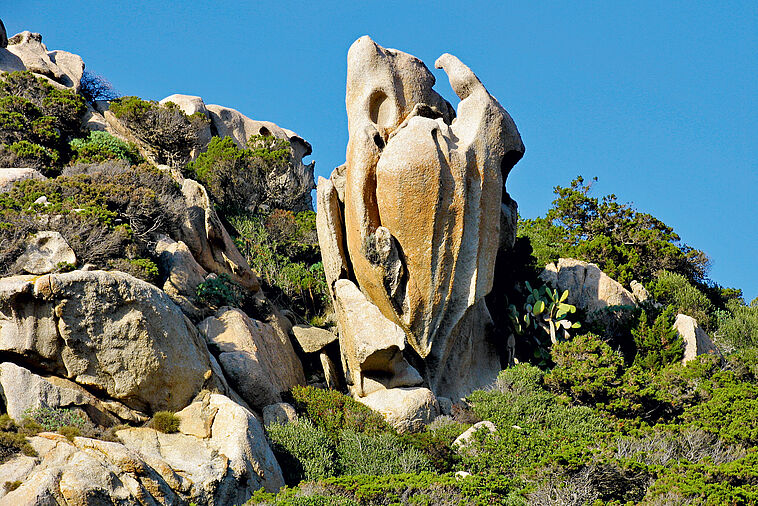 Blick in die Gallura, einer Landschaft auf Sardinien